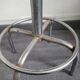 Tabouret indus vintage skaï jaune