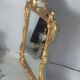 Antique mirror with carved wooden frame and original gilding, 53x37 cm, SD207.