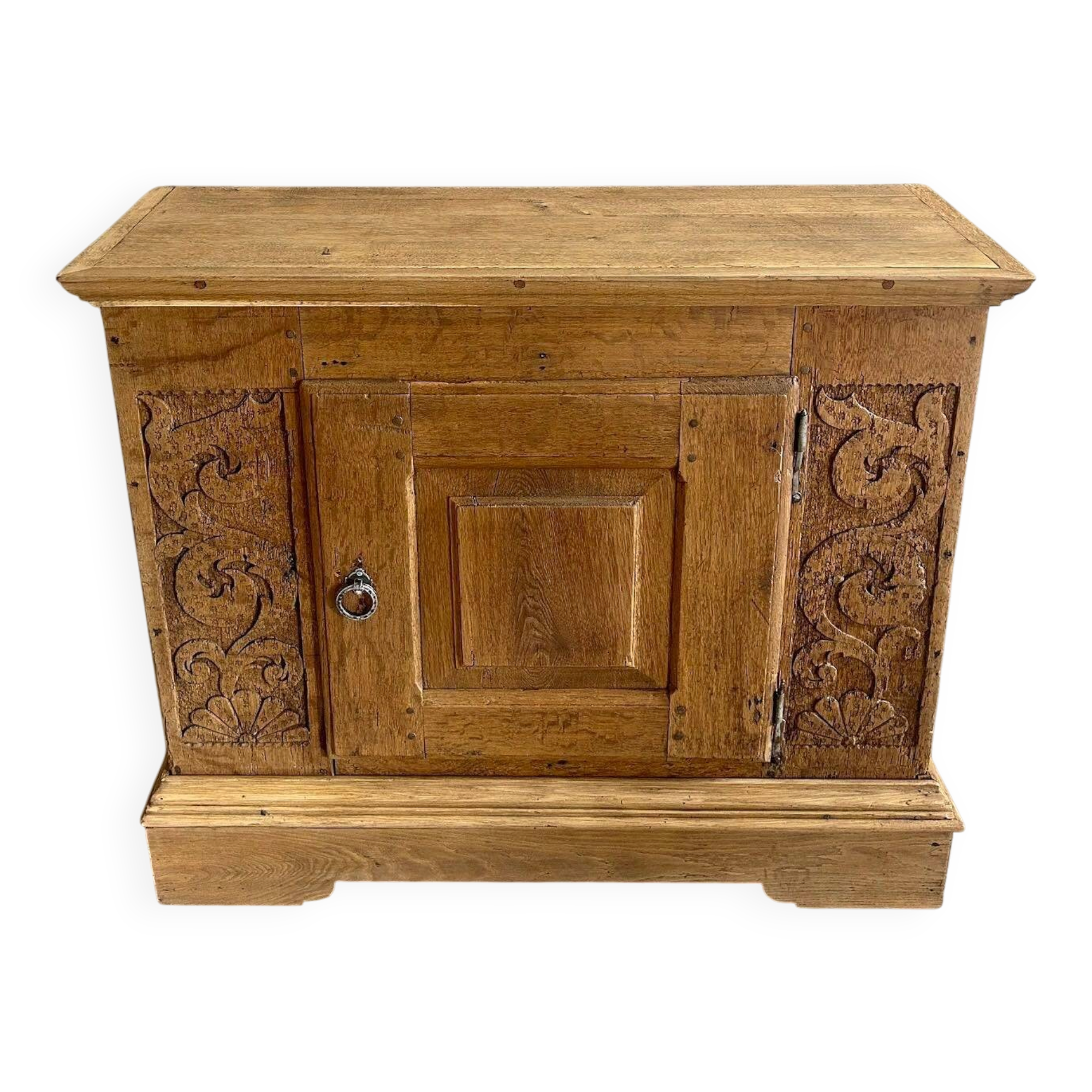 Antique carved oak sideboard