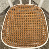 Caned bistro chair