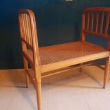 Bench end of bed cannage vintage style empire