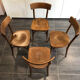 Suite de 4 chaises de bistrot Thonet, années 1960