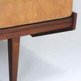 Restored Mid-Century Convertible Sofa from Opp Drevovyroba, 1970s