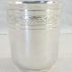 Timbale Christofle in silver metal model Villeroy