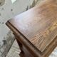 19th-century oak console table