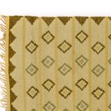 Scandinavian mid-century short pile rug. 222 (236) x 158 cm / 87 (93) x 62 in.