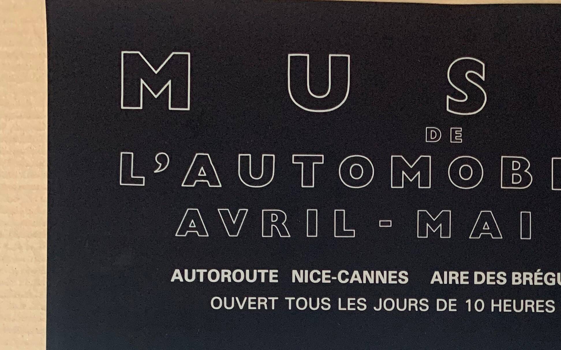 Affiche de Musée L’Automobiliste de 1986 de Mercedes-Benz