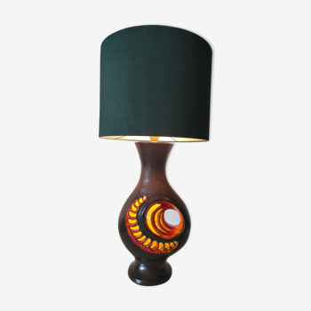 Lampe en céramique vintage années 1960-70