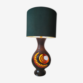 Large vintage ceramic lamp 1960s-70s