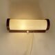 Art Deco Wood Glass Wall Light Bedside