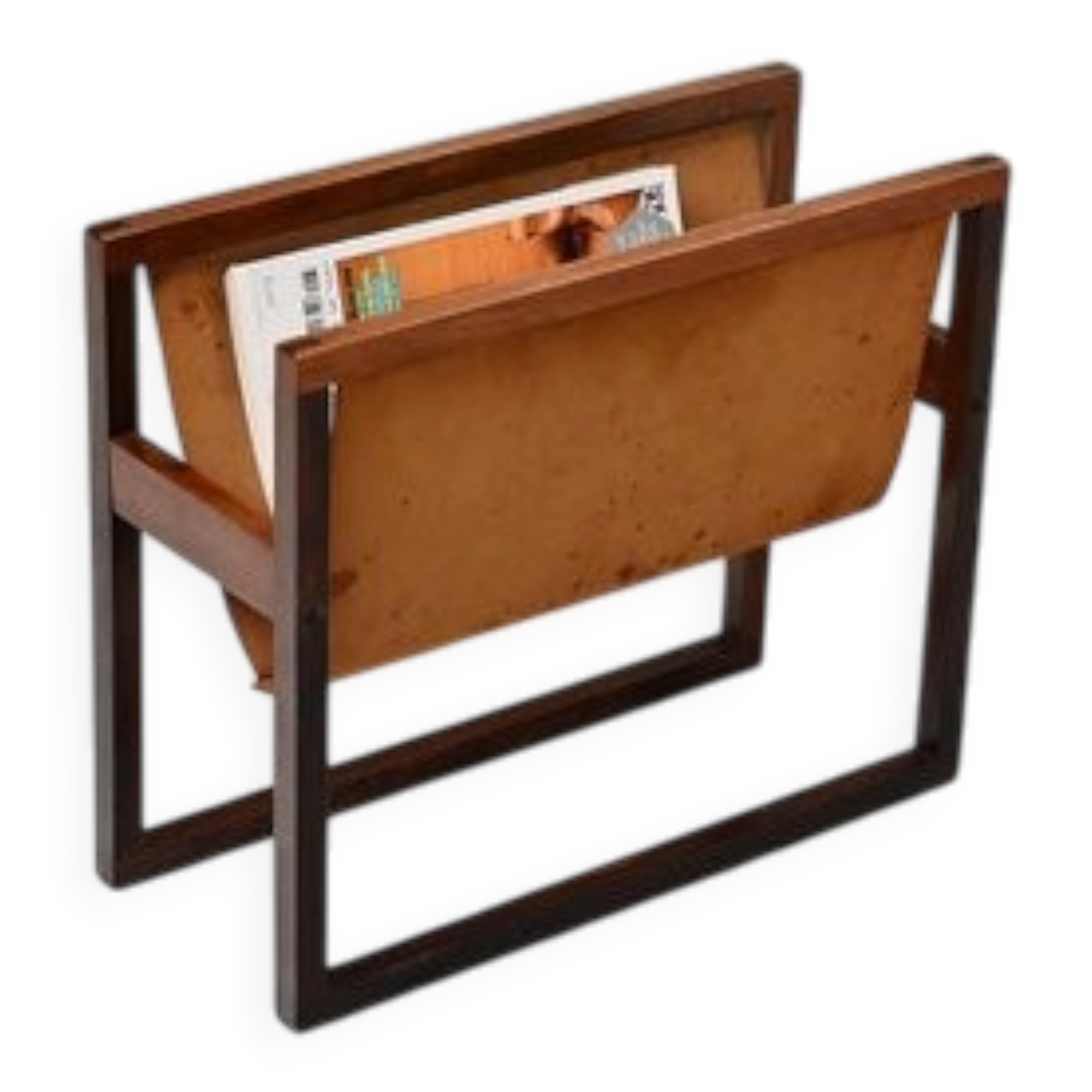Danish Rosewood Magazine Holder