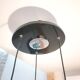 Granada ice glass waterfall pendant light by JT Kalmar 1970