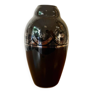 Grand vase art déco - argent