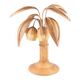 "Rattan 'coconut tree' lamp"