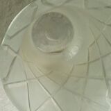 Glass vase frosted decoration diamond art deco