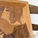 Wood marquetry panel Picasso
