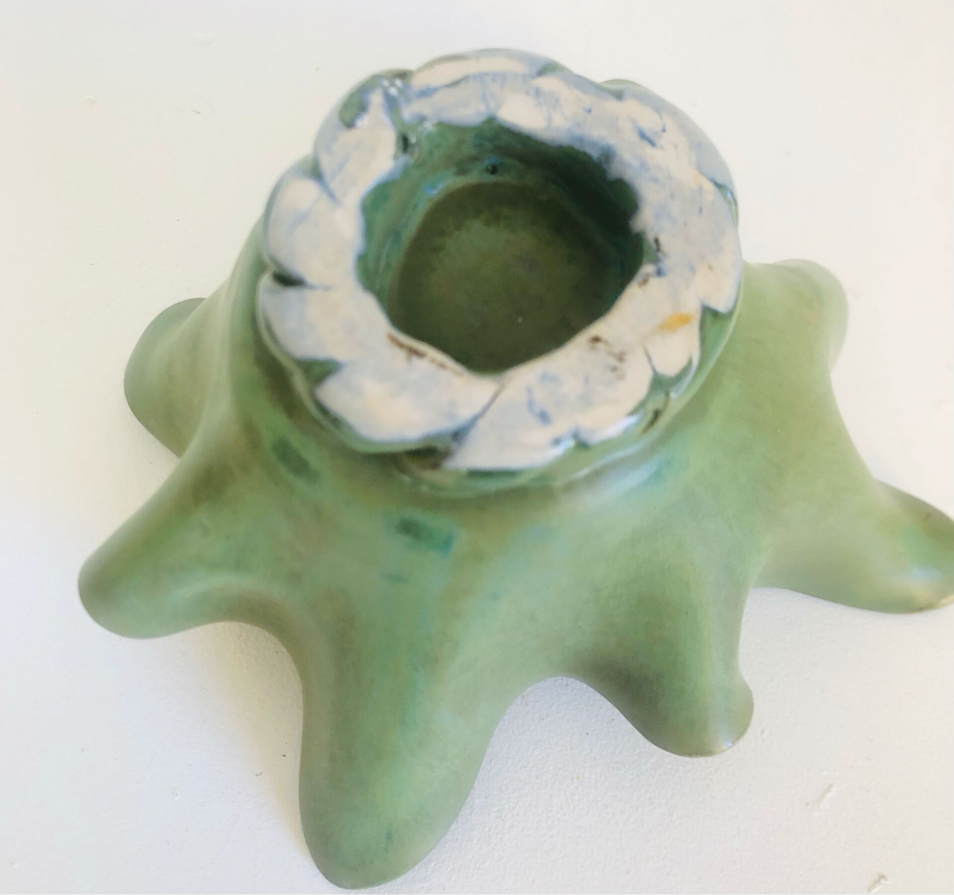 Vase mouchoir pique fleur