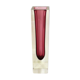 Large sommerso vase, Murano glass