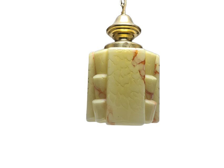Art Deco pendant lamp, Sweden, 1950s