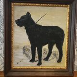 Cadre tableau chien