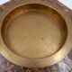 Large square brass and epoxy trinket tray with seed inclusions