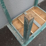 Ancienne table en bois patine vintage