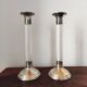 Vintage 70s candlestick pair