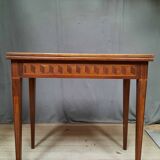 Directory style marquetry game table