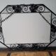 Miroir art déco fer forgé