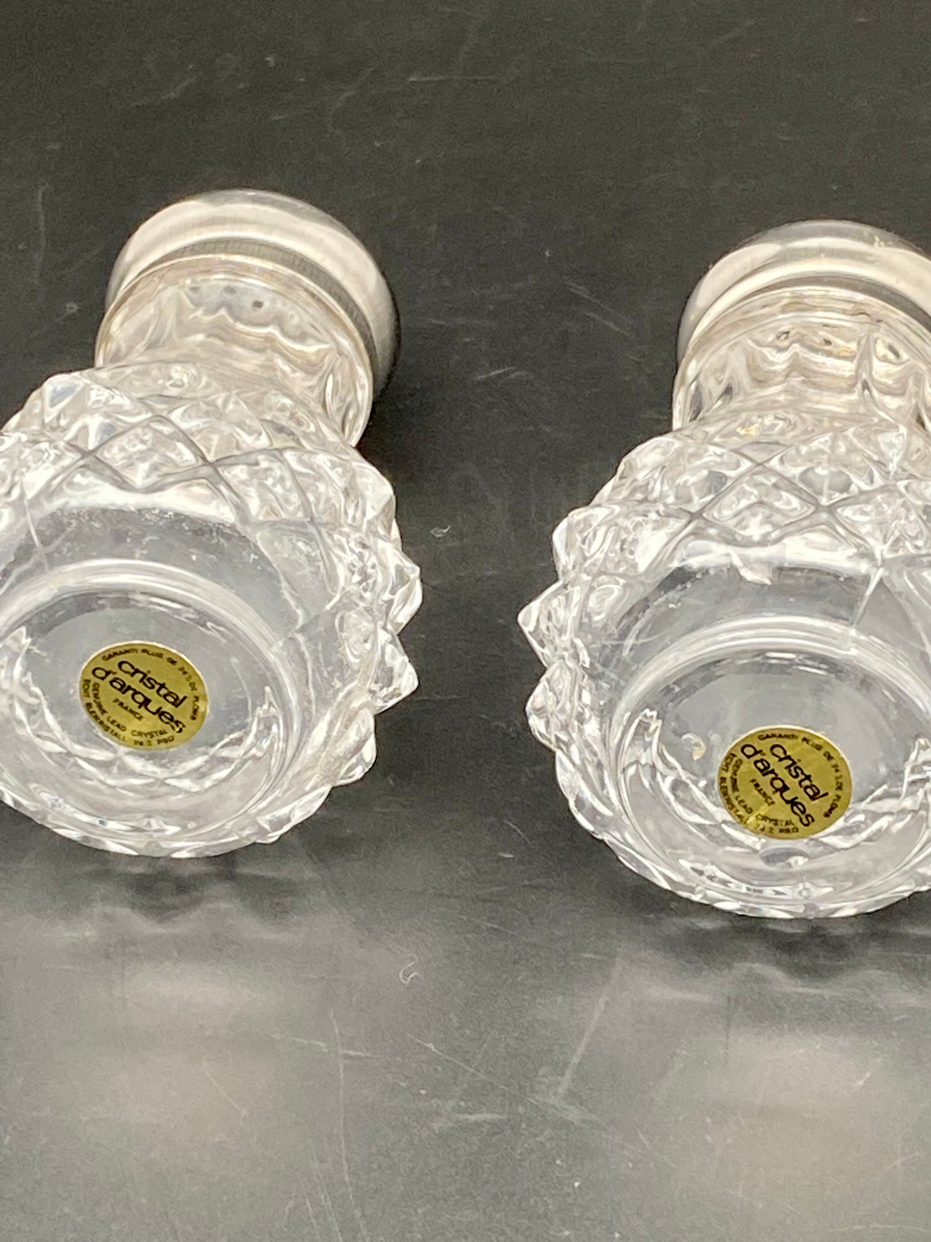 Arques crystal pepper & salt set