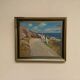 Original Swedish Oil on Canvas – “The Way” by Aksel G Knůdsen – Signed, Vintage & Framed – 52 x 45 cm (24" x 20")