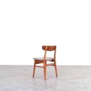 Mid-Century Danish Teak & Wool Dining Chairs from Farstrup, 1960s, Set of 4