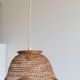 Suspension en osier vintage