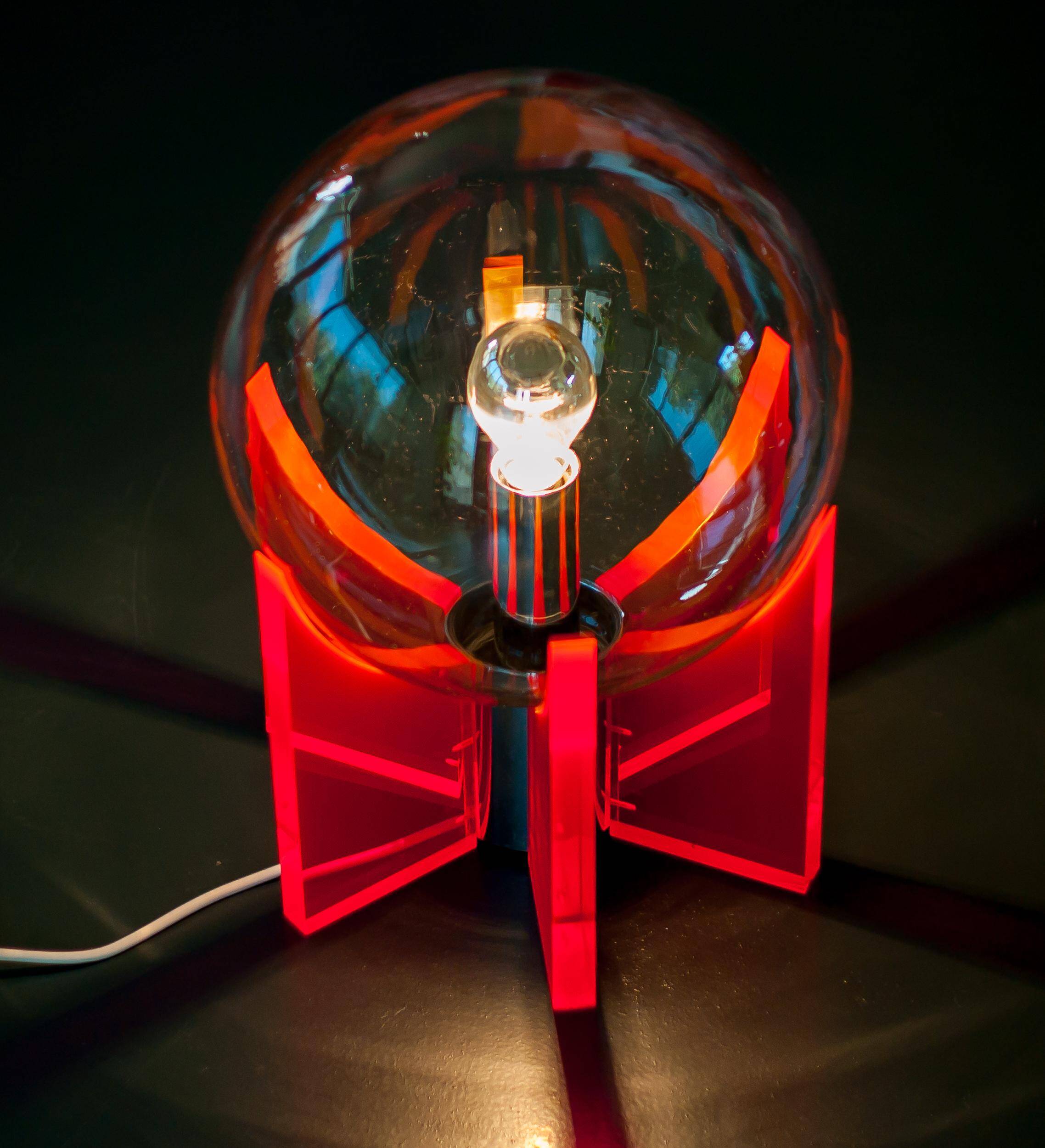 Acrylic lamp "King Sun"
