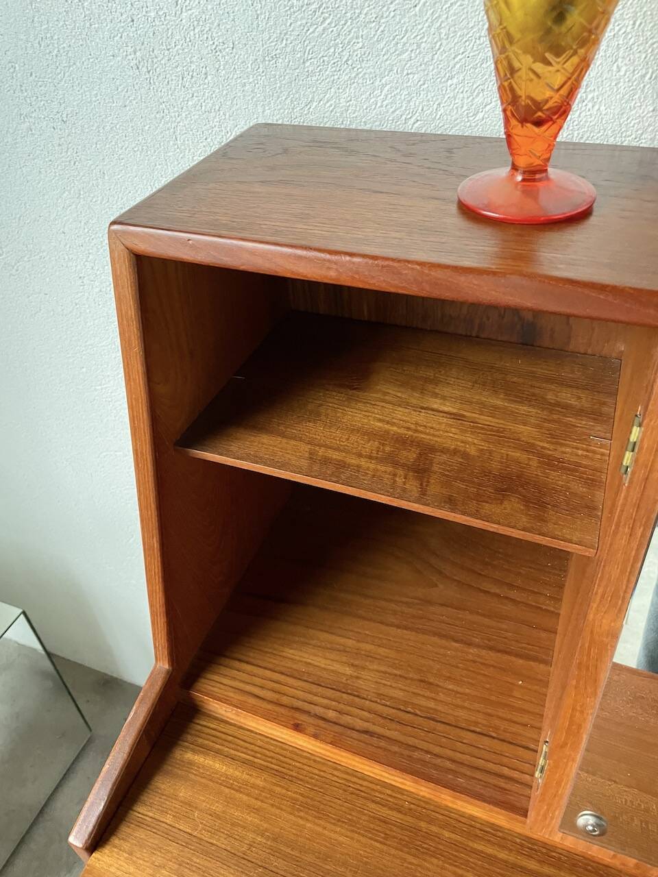 Danish teak secretary from the 60s