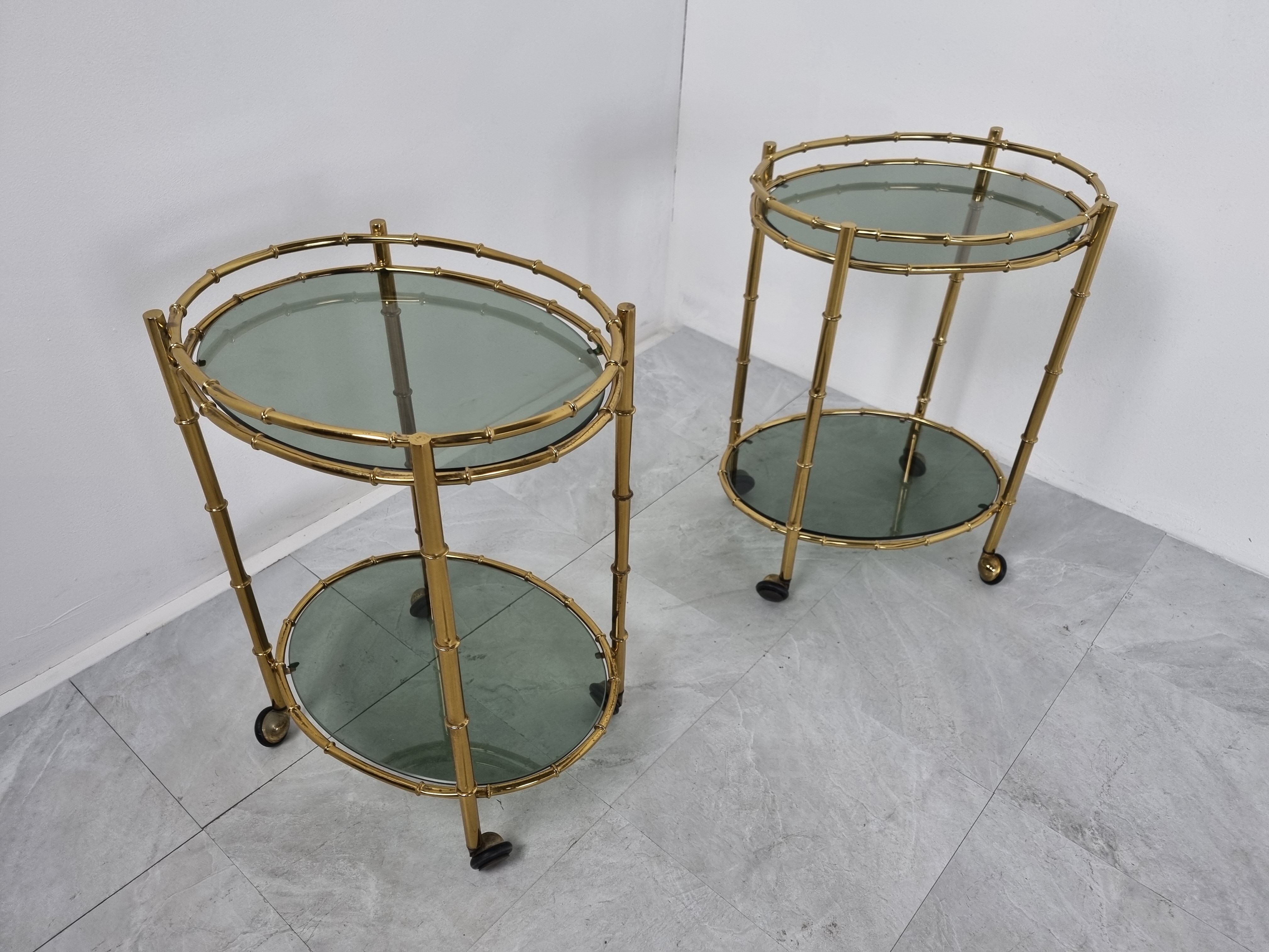 Pair of brass 1970s