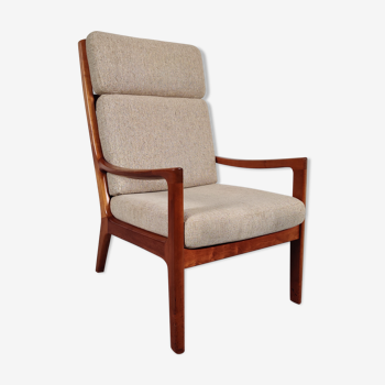 Fauteuil "senator" par Ole Wanscher pour Poul Jeppesen, Danemark 1960s