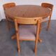 Chairs and table Denmark 1980s