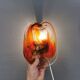 Wonderfully crafted glass wall lamps designed by Per Lutken for Holmegaard