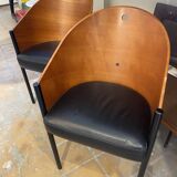 6 king costes starck armchairs aleph driade 1982