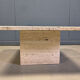 Vintage travertine coffee table, 1970s