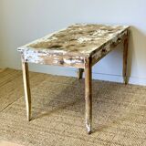 Natural wooden table