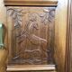 Art Deco buffet walnut carved