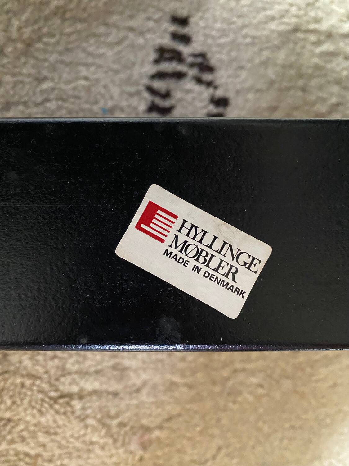 Pair of Hyllinge Møbler armchairs Denmark 1970