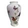 80s porcelain vase with butterfly decor