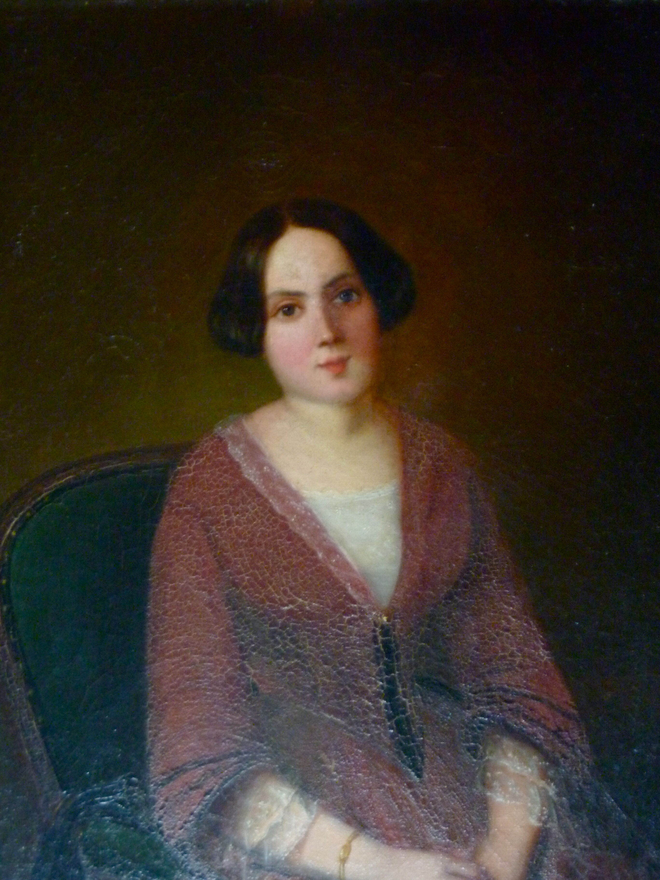 Portrait of a young woman late 19th century