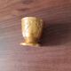 5 vintage egg cups aluminum art deco france