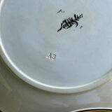 8 assiettes plates Sarreguemines U & C