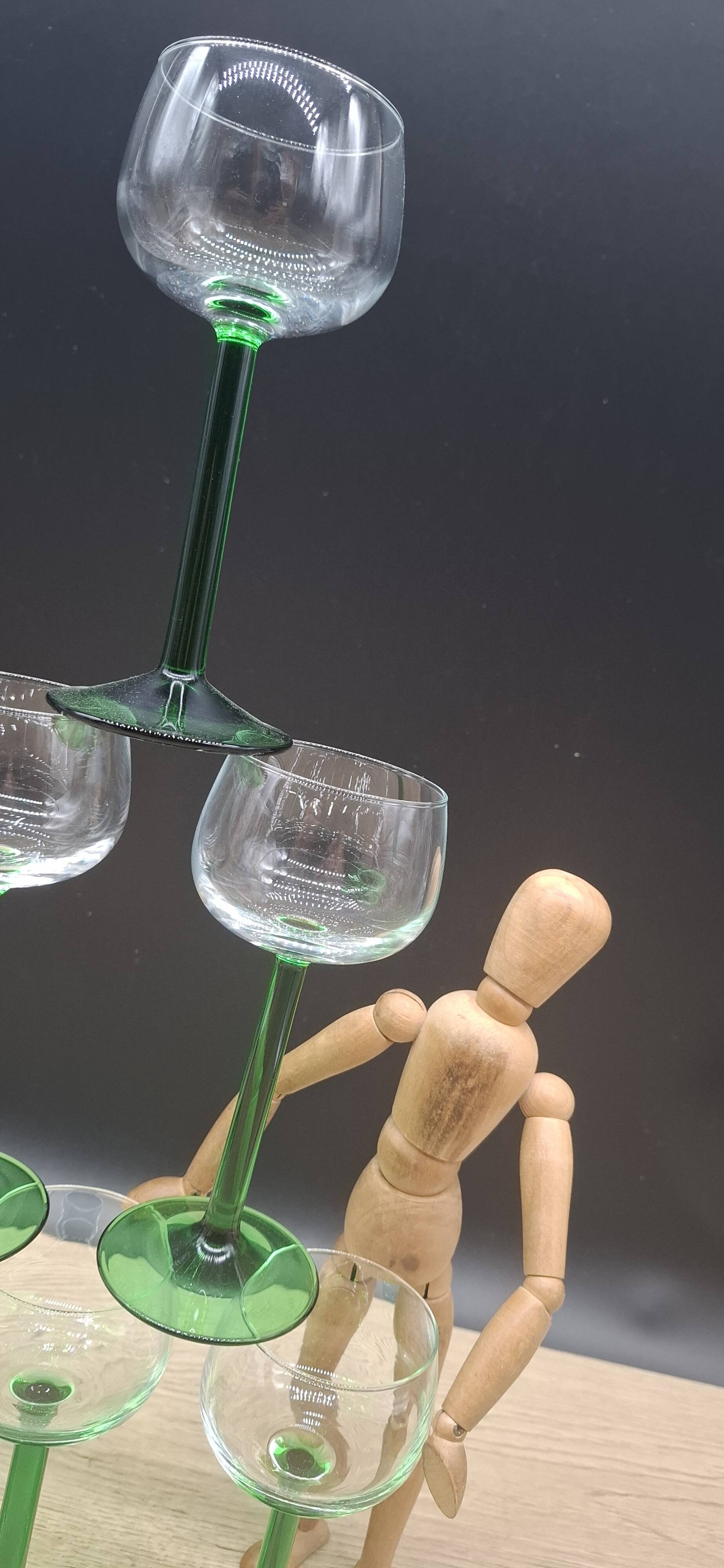 Set of 6 Alsace wine glasses