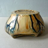 Void signed pocket méténier, enamelled stoneware, period art deco